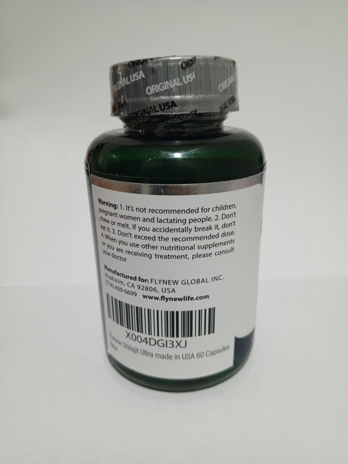 Shilajit Ultra Optimal Potency 60 Cápsulas
