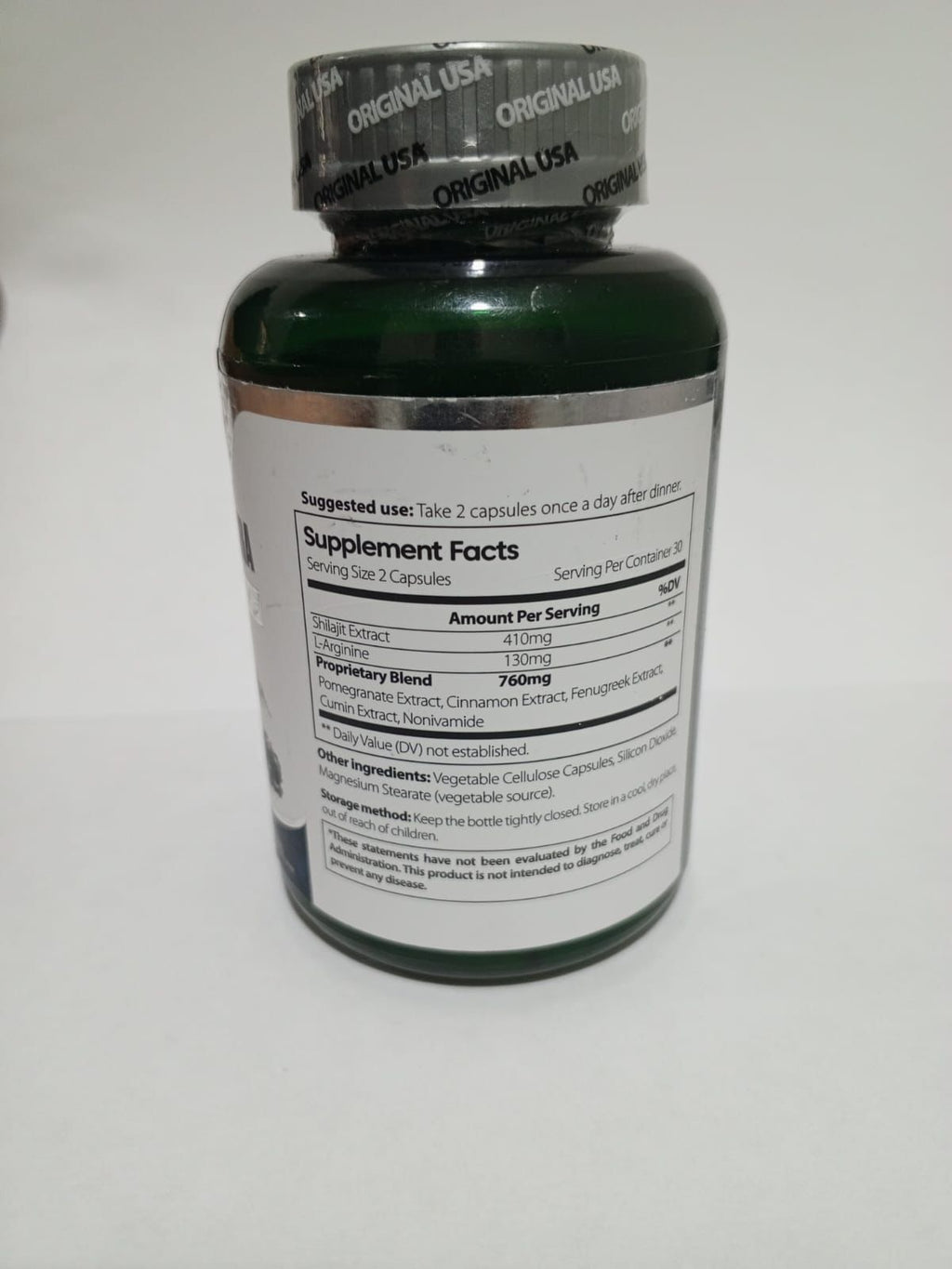 Shilajit Ultra Optimal Potency 60 Cápsulas